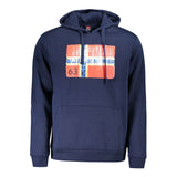 Norway 1963 Blue Cotton Mens Hoodie