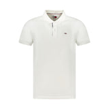 Tommy Hilfiger White Cotton Men Polo Shirt