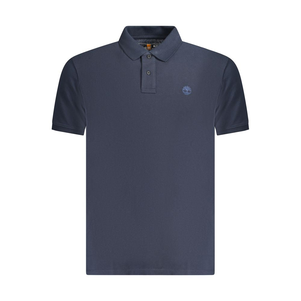 Timberland Blue Cotton Polo Shirt