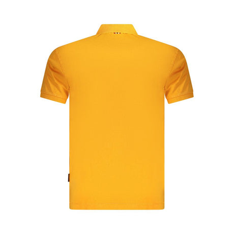 Napapijri Orange Cotton Men Polo Shirt