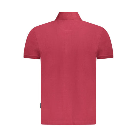 Napapijri Red Cotton Men Polo Shirt