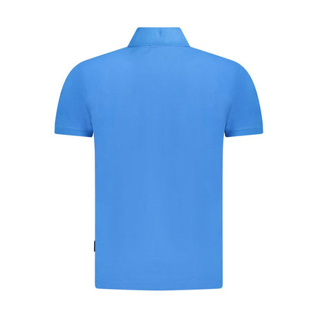 Napapijri Blue Cotton Men Polo Shirt