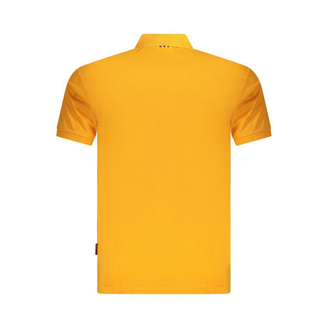 Napapijri Orange Cotton Men Polo Shirt