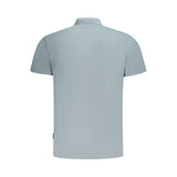 Napapijri Gray Cotton Men Polo Shirt