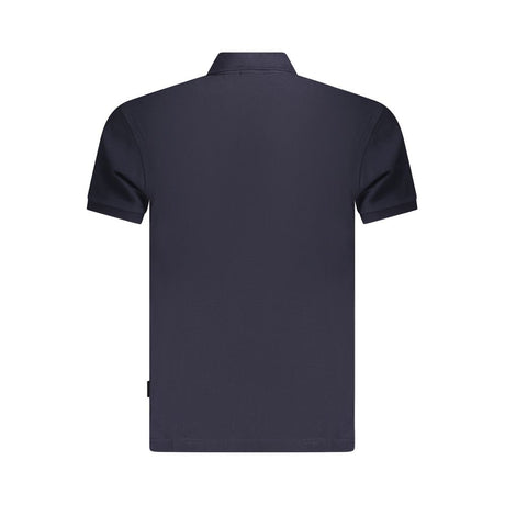 Napapijri Blue Cotton Men Polo Shirt