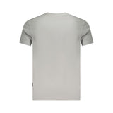 Napapijri Gray Cotton Men T-Shirt