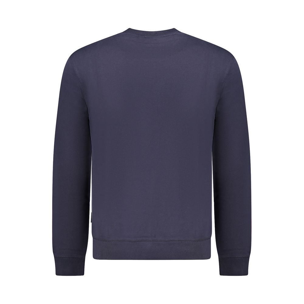 Napapijri Blue Cotton Men Sweater