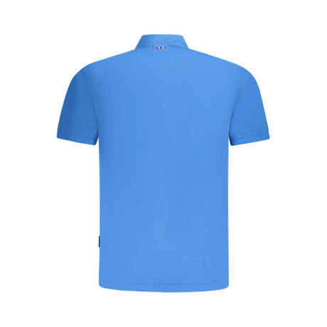 Napapijri Blue Cotton Men Polo Shirt