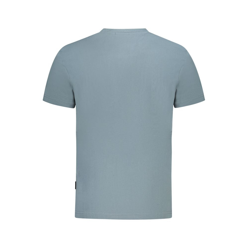 Napapijri Gray Cotton Men TShirt