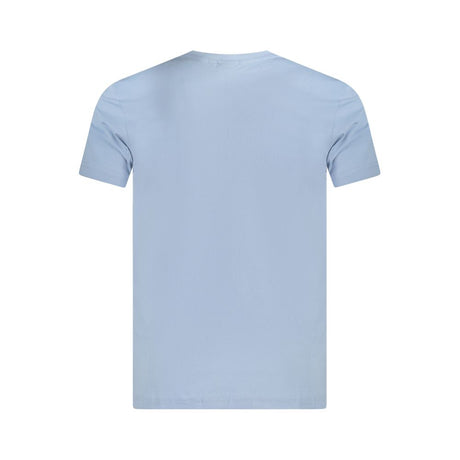 Napapijri Light Blue Organic Cotton Men T-Shirt