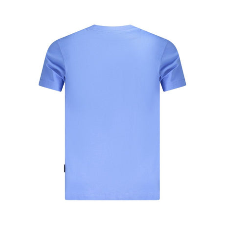 Napapijri Blue Cotton Men TShirt