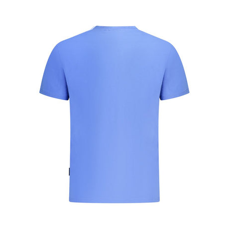 Napapijri Blue Cotton Men T-Shirt