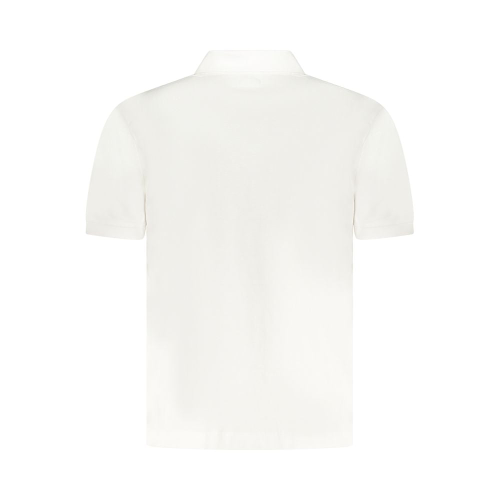 Guess Jeans White Cotton Men Polo Shirt