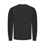 Guess Jeans Black Wool Men Sweater