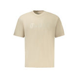 Guess Jeans Beige Cotton Men T-Shirt