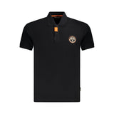 Napapijri Black Cotton Men Polo Shirt