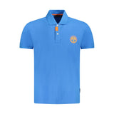 Napapijri Blue Cotton Men Polo Shirt