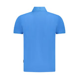 Napapijri Blue Cotton Men Polo Shirt