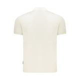 Napapijri White Cotton Men Polo Shirt