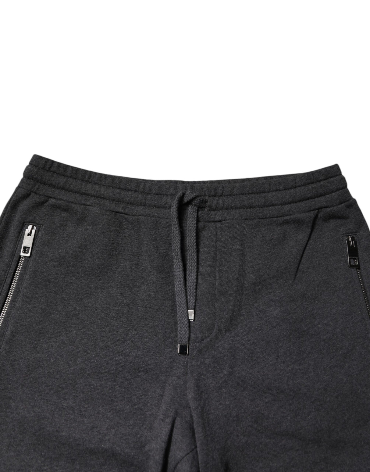 Dolce & Gabbana Dark Gray Cotton Men Jogger Sweatpants Pants