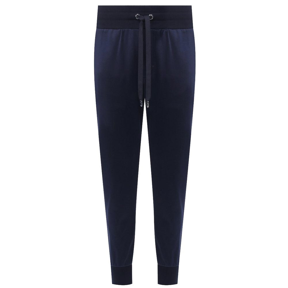 Dolce & Gabbana Blue Silk Jeans & Pant