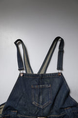 Dolce & Gabbana Dark Blue Cotton Men Jumpsuit Denim Jeans