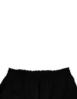 Dolce & Gabbana Black Cotton Jogger Cargo Sweatpants Pants