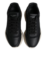 Dolce & Gabbana Black White Daymaster Low Top Sneakers Shoes