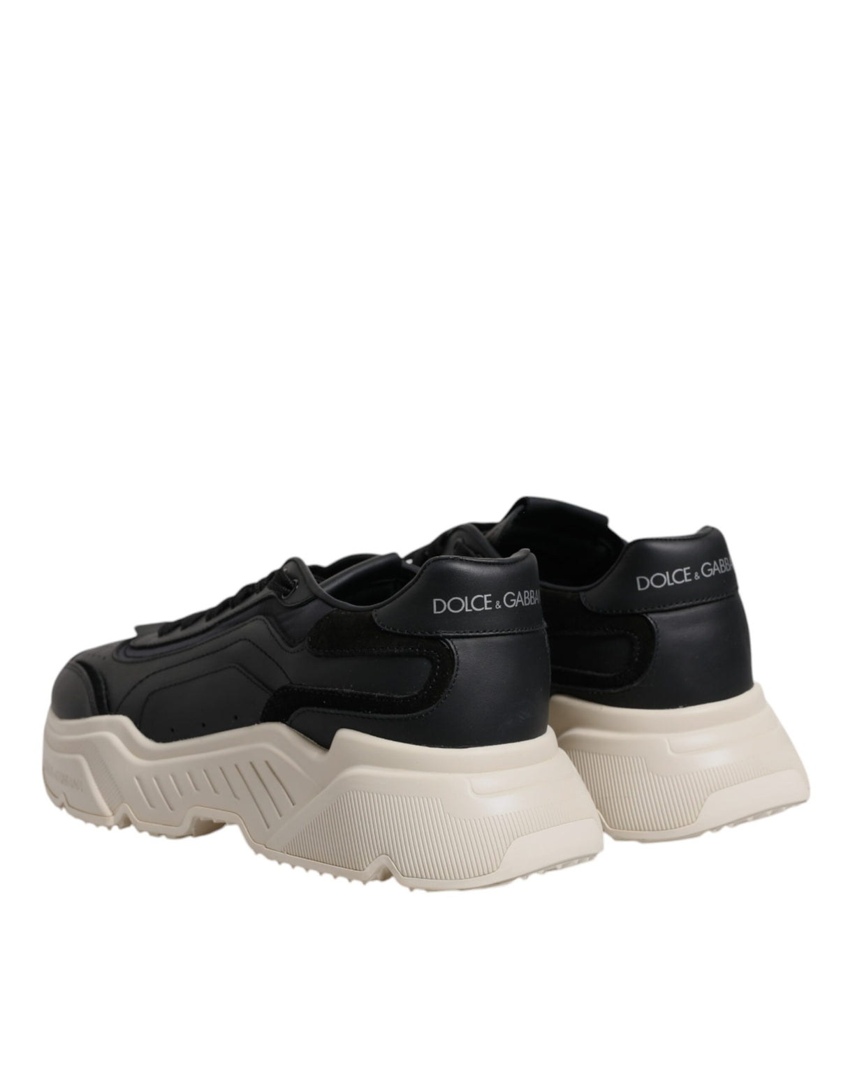 Dolce & Gabbana Black White Daymaster Low Top Sneakers Shoes