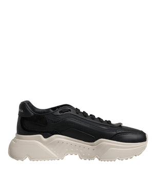 Dolce & Gabbana Black White Daymaster Low Top Sneakers Shoes
