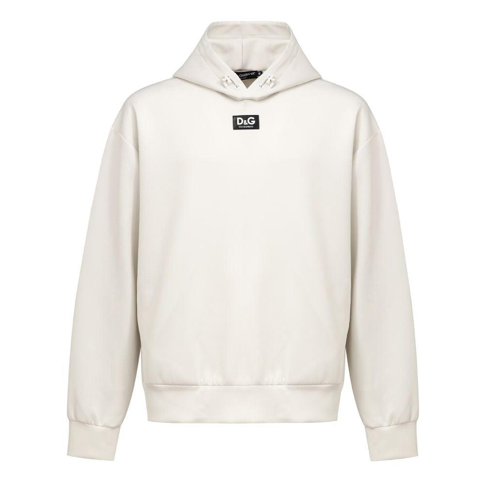 Dolce & Gabbana White Polyester Sweater