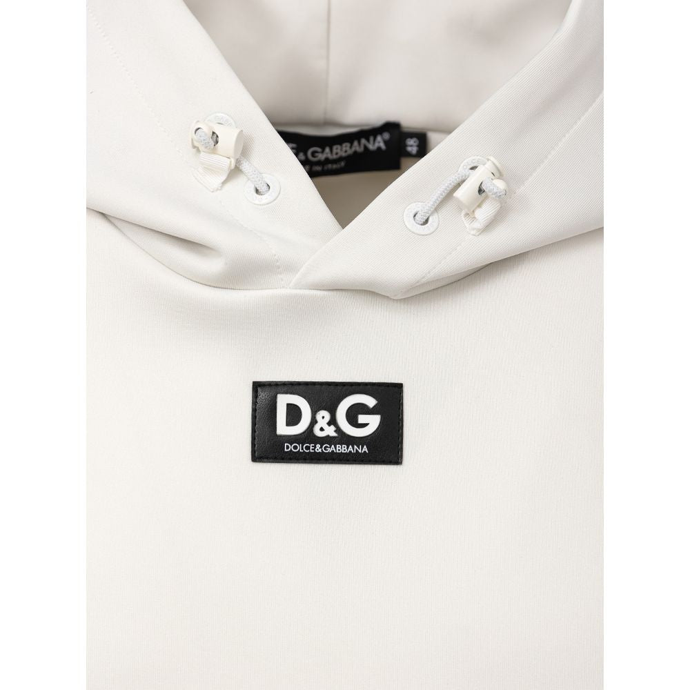 Dolce & Gabbana White Polyester Sweater