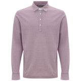 Canali Pink Cotton Polo Shirt