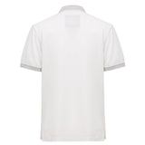 Canali White Cotton Polo Shirt