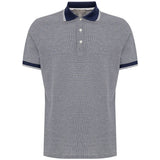 Canali Blue Cotton Polo Shirt