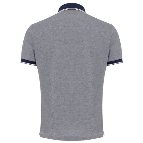 Canali Blue Cotton Polo Shirt