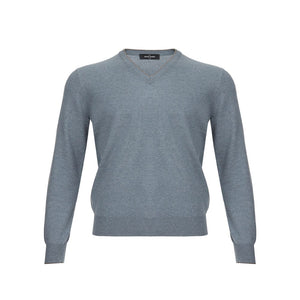 Gran Sasso Elegant Cashmere Sweater in Chic Gray