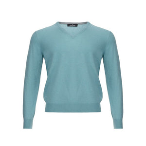 Gran Sasso Turquoise Cashmere Sweater Elegance