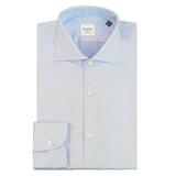 Bagutta Light Blue Cotton Men Shirt