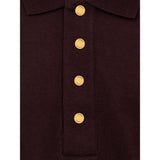 Dunhill Bordeaux Cashmere Polo Shirt