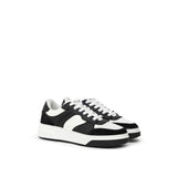Dsquared² Black And White Leather Sneaker