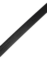 Dolce & Gabbana Black Goat Leather Metal Buckle Classic Belt