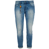 Yes Zee Blue Cotton Men's Slim Fit Jean