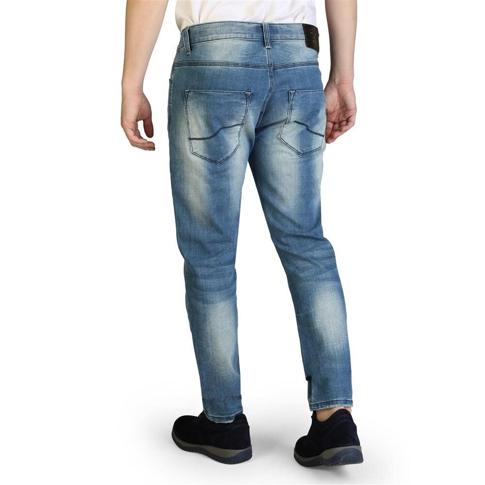 Yes Zee Blue Cotton Men's Slim Fit Jean