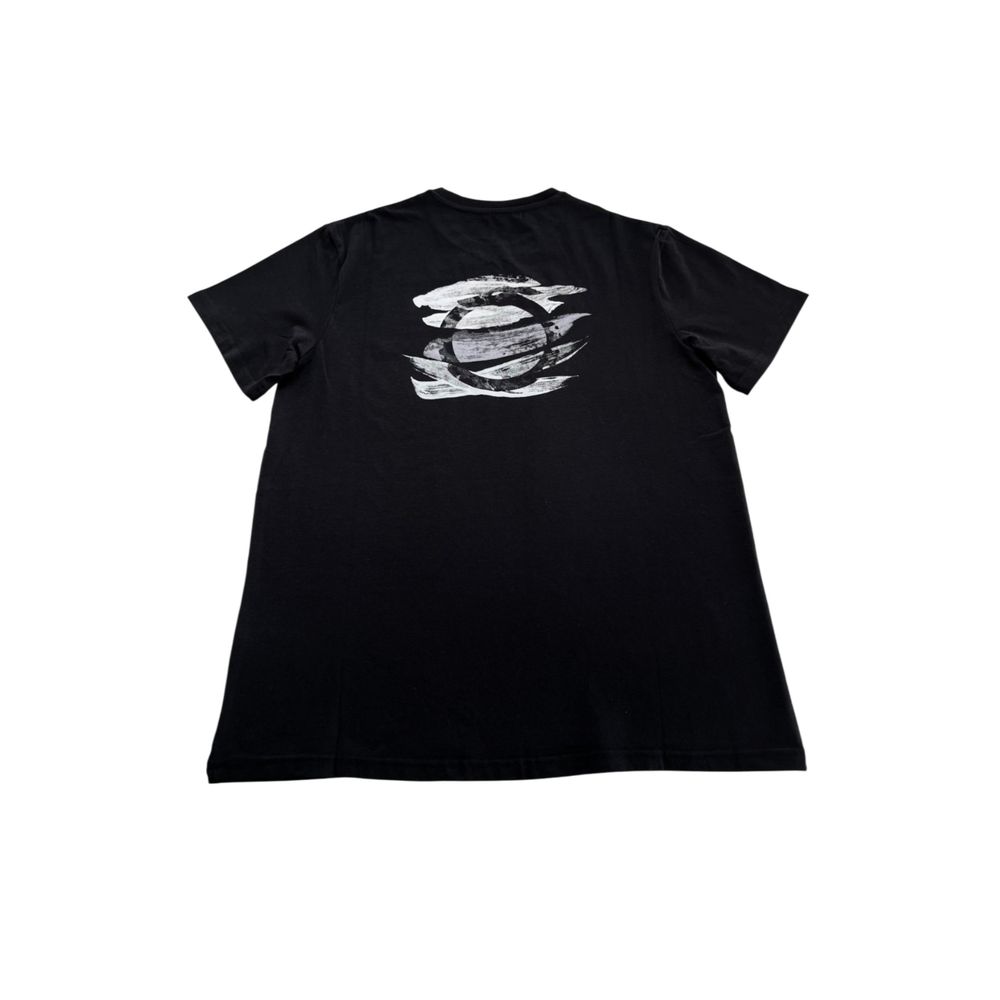 Trussardi Beachwear Black Cotton Men's T-Shirt