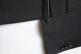 Dolce & Gabbana Black Single Breasted Men Coat Blazer Suit