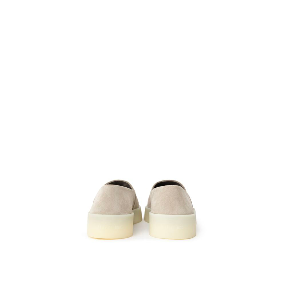 Fear Of God Beige Leather Slip-On Loafer