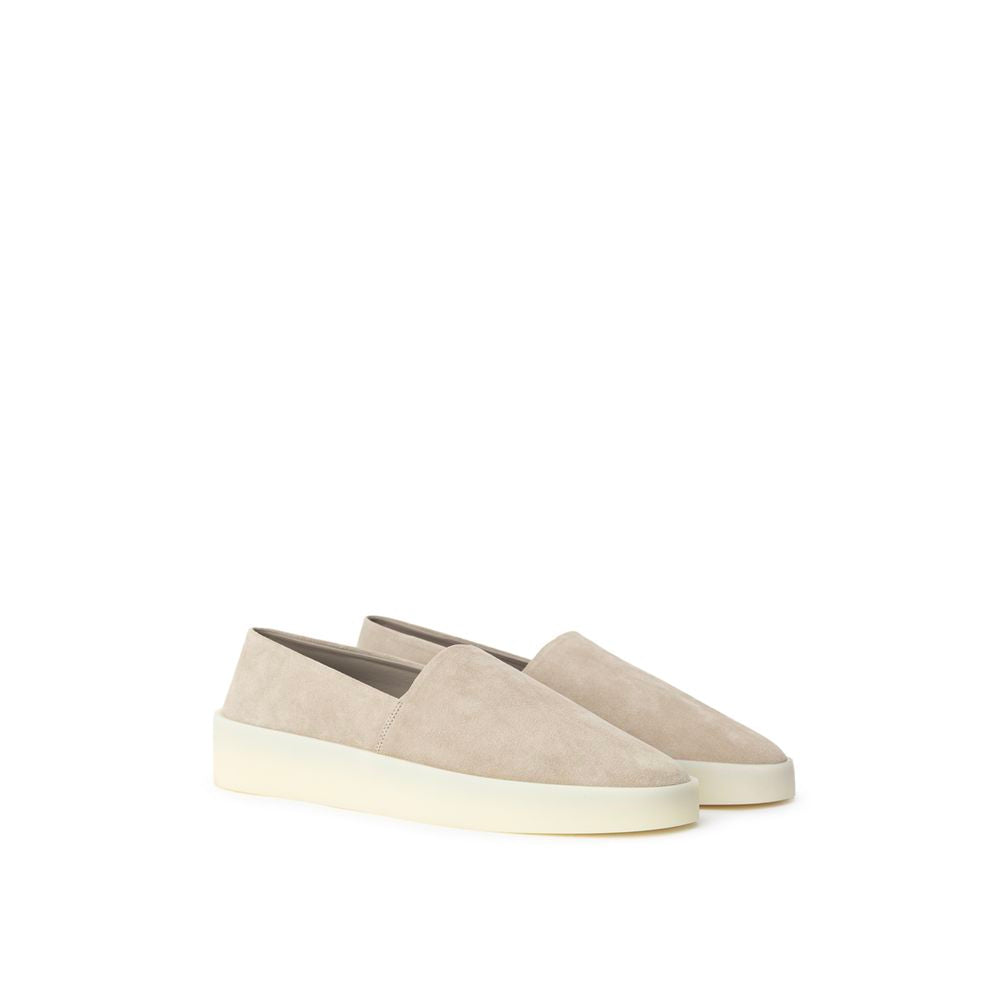 Fear Of God Beige Leather Slip-On Loafer