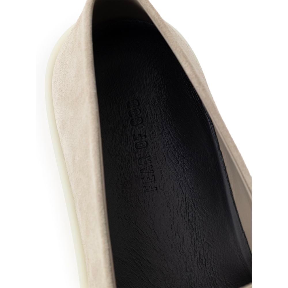 Fear Of God Beige Leather Slip-On Loafer