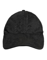 Dolce & Gabbana Black Floral Jacquard 6 Panels Baseball Cap